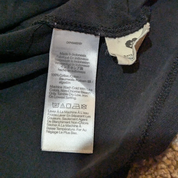 Madewell T-shirt Dress Black Quality Casual Wear Neutral Size XS - Picture 5 of 5